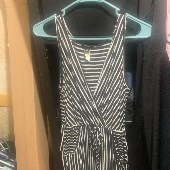 Striped Sleeveless Dress - Picture 1 of 4